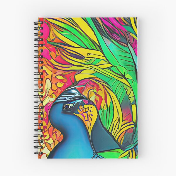 Artikelvorschau, Peacock Feathers, cosmic neon colorful peacocks entworfen und verkauft von casaai.