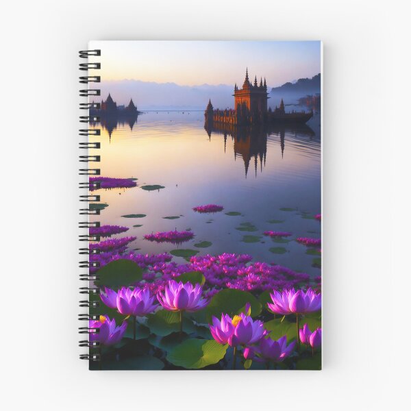 Item preview, River Ganges and lotus designed and sold by ZenStickConcept.