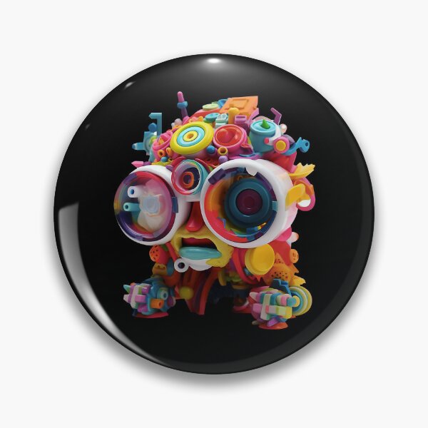 Item preview, Funny Abstract Colorful Surreal Toy designed and sold by bellabitis.