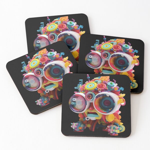 Item preview, Funny Abstract Colorful Surreal Toy designed and sold by bellabitis.