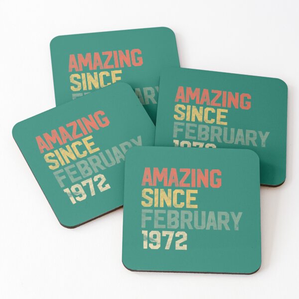 Item preview, 50 Year Old 	 Amazing Since February 1972 50th Birthday 	 	 designed and sold by wpgqkliwog88.