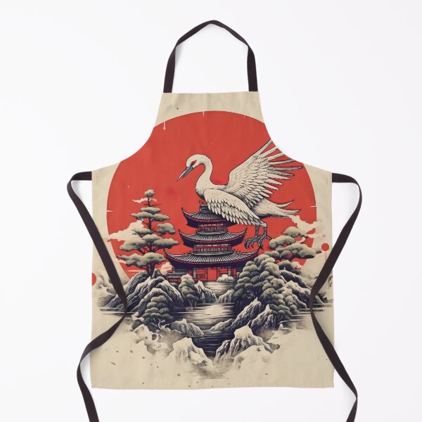 Item preview, Vintage Minimalistic Abstract Japanese Wall Art | Oriental Zen Mystical Onsen designed and sold by Bored Elon.