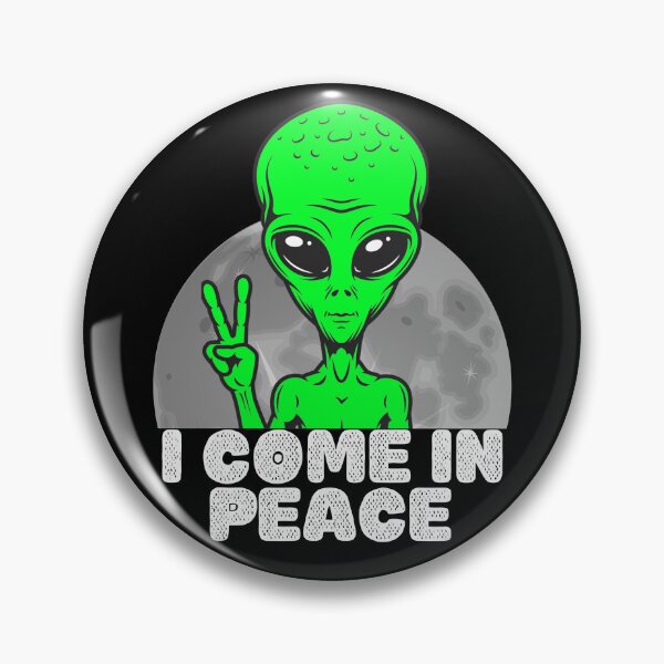 Item preview, I come in Peace Alien UFO day shirt designed and sold by Dunn Designs.