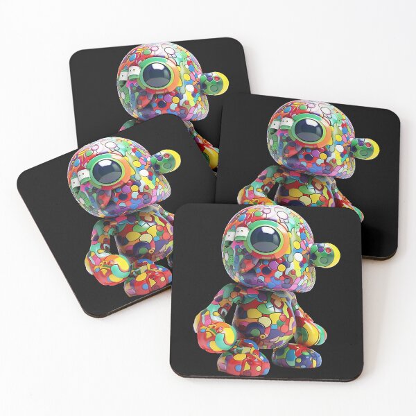 Item preview, Kawaii Colorful Abstract Surreal Kawaii Toy designed and sold by bellabitis.