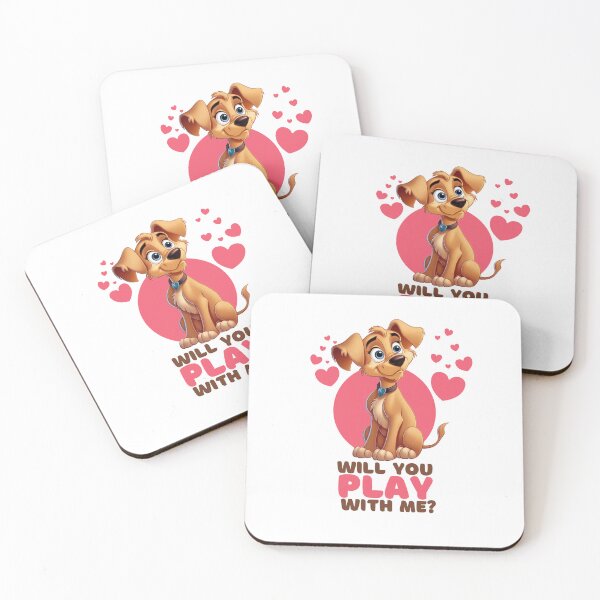 Item preview, Will you play with me? - Cute puppy cartoon - dog cartoon designed and sold by AntibodyDP7.