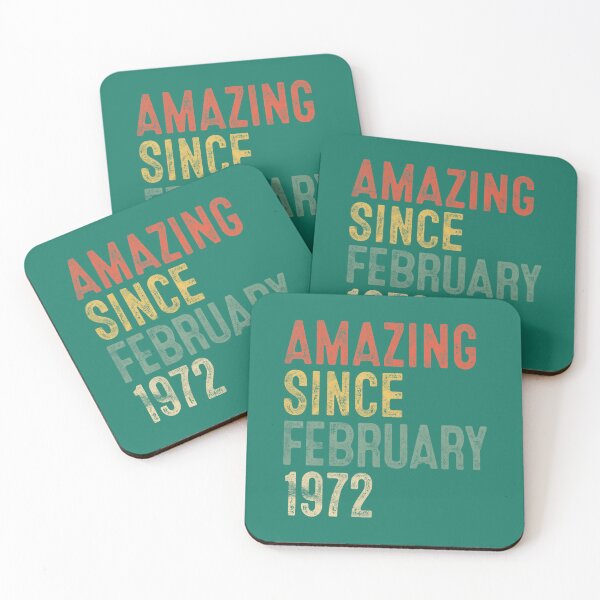 Item preview, 50 Year Old 	 Amazing Since February 1972 50th Birthday 	 	 designed and sold by wpgqkliwog88.
