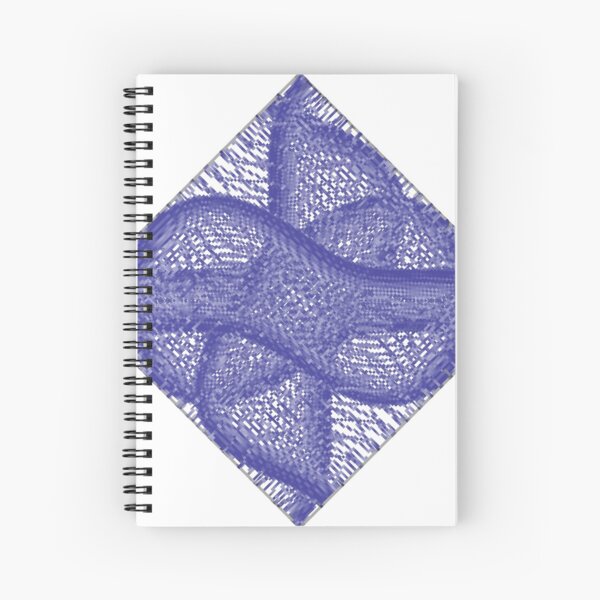 pattern, design, tracery, weave Spiral Notebook