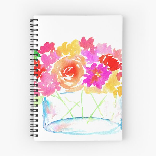 Item preview, Spring flowers in a vase watercolor painting designed and sold by AnissaF.