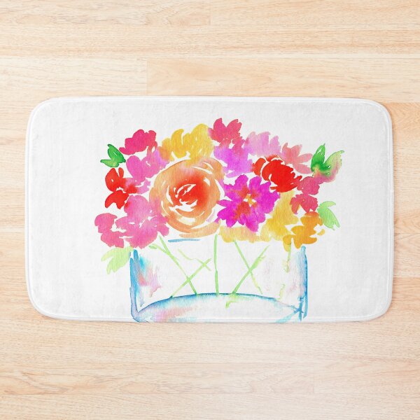 Item preview, Spring flowers in a vase watercolor painting designed and sold by AnissaF.