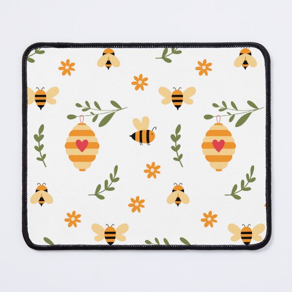 Item preview, Vintage Bees Pattern designed and sold by ChibiCollectors.