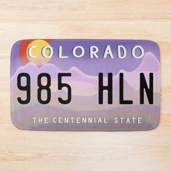 Item preview, Colorado License Plate designed and sold by ArtByOregano.