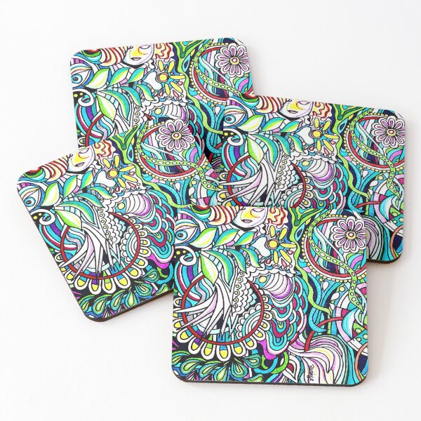 Item preview, zendoodle abstract designed and sold by theart-inst.