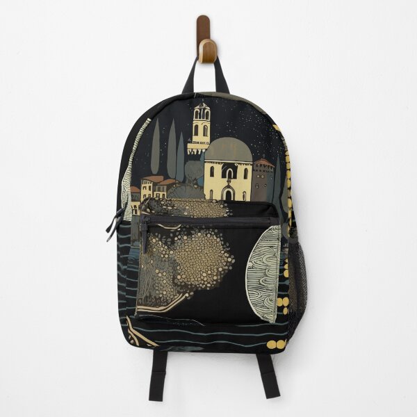 Item preview, Moon over Lake Como, Vintage Style (variation) designed and sold by SamJanner.