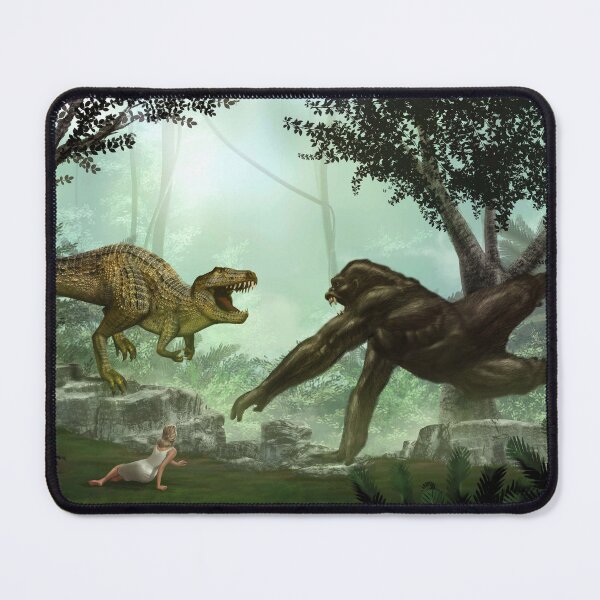 Item preview, King Kong vs Allosaurus designed and sold by badjoojoo.