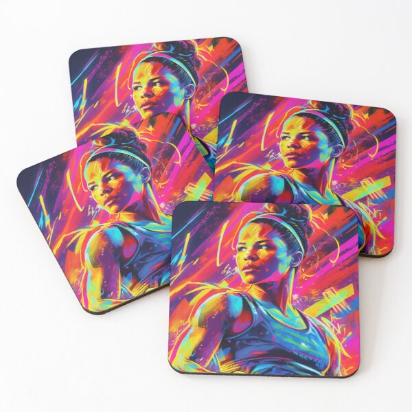 Item preview, UFC Champion: Amanda Nunes - Reigning UFC Icon in Dazzling Glory designed and sold by RIAiCreations.