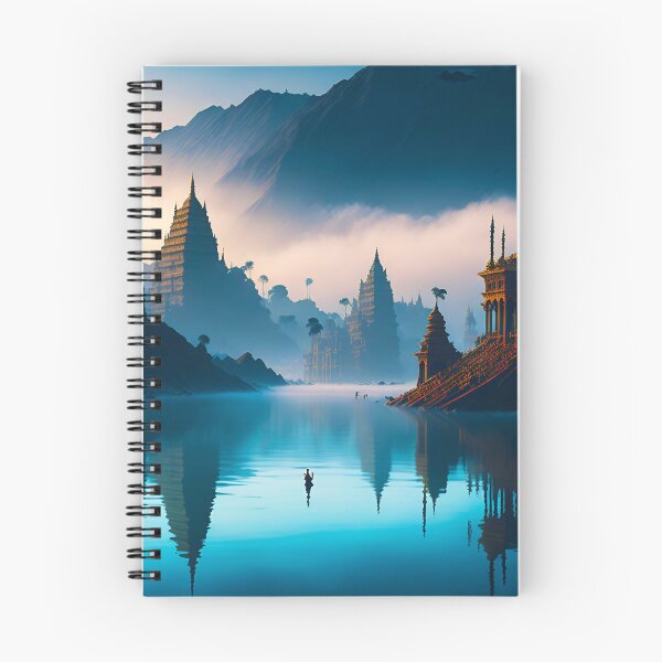 Item preview, Indian temple on ganges river designed and sold by ZenStickConcept.