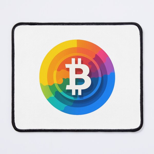Item preview, Pride Day Rainbow Bitcoin designed and sold by vialgames.