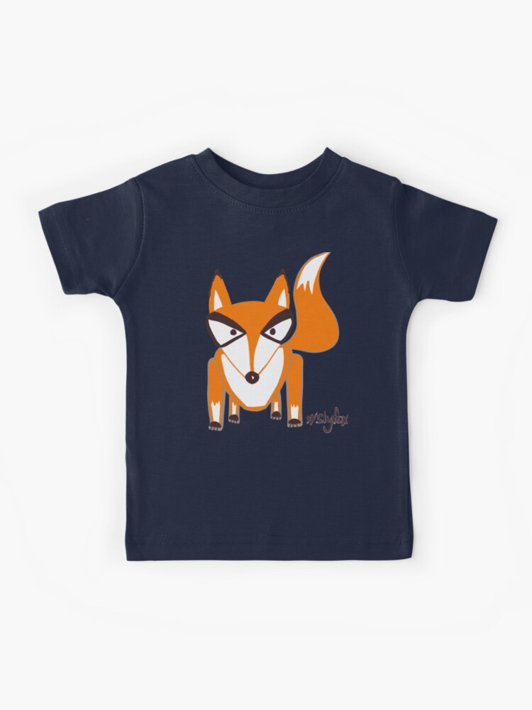 Sly Fox Kids T Shirt By Scolecreations Redbubble - blue dino roblox t shirt transparent