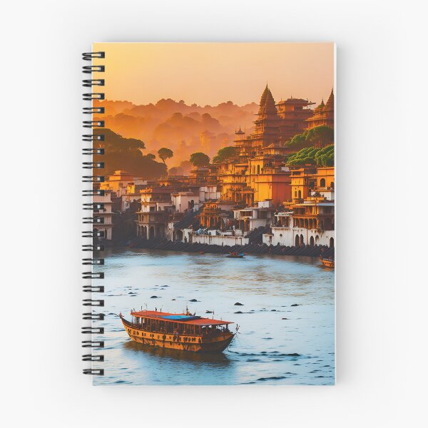 Item preview, Varanasi Ganges River Sunset designed and sold by ZenStickConcept.