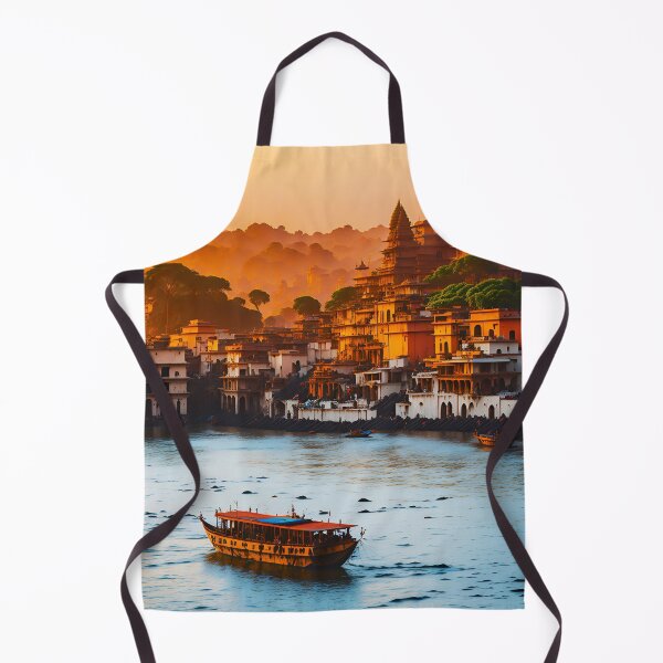Item preview, Varanasi Ganges River Sunset designed and sold by ZenStickConcept.