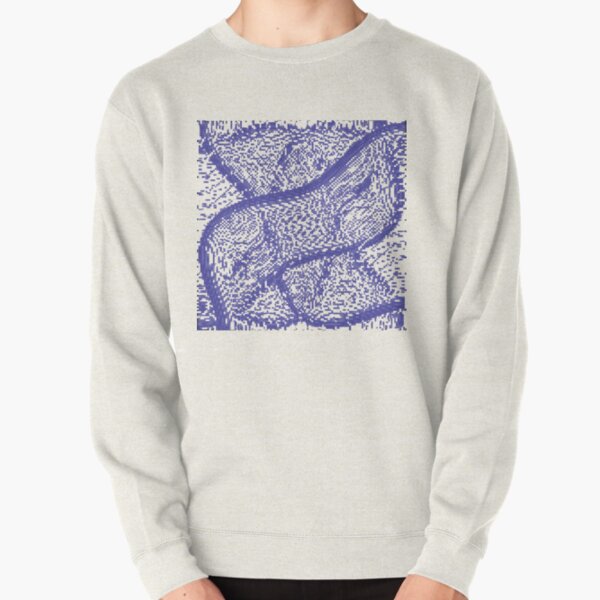 pattern, design, tracery, weave Pullover Sweatshirt