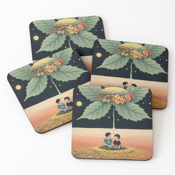 Item preview, Surreal Flower Field in Space designed and sold by AIStudio137.