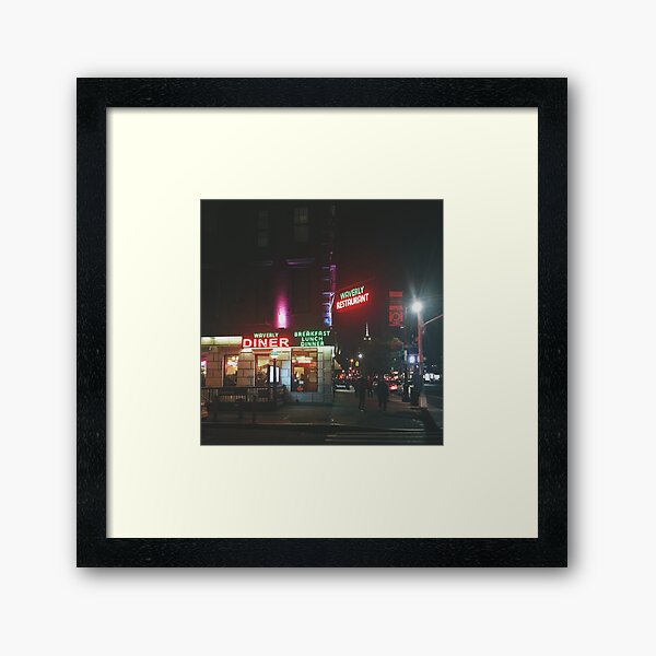 Item preview, Waverly Diner Neon Night designed and sold by offdutyplaces.