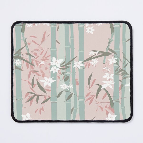Item preview, Serene Bamboo Stalks And Leaves Minimalistic Japanese Pattern designed and sold by Wonder Of Light.