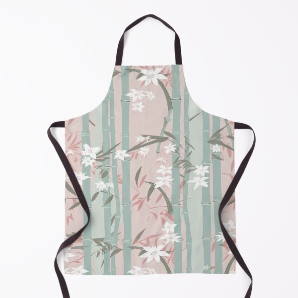 Item preview, Serene Bamboo Stalks And Leaves Minimalistic Japanese Pattern designed and sold by Wonder Of Light.