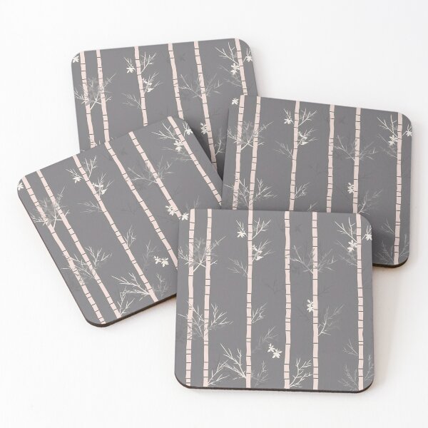 Item preview, Serene Bamboo Stalks And Leaves Minimalistic Japanese Pattern designed and sold by Wonder Of Light.