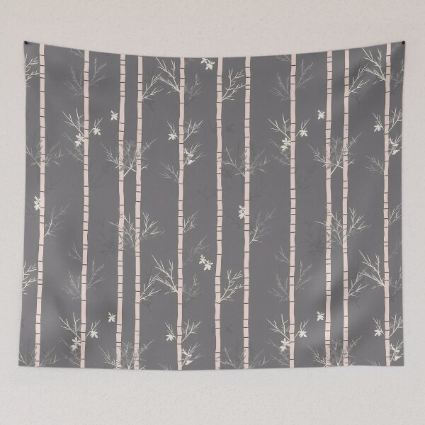 Item preview, Serene Bamboo Stalks And Leaves Minimalistic Japanese Pattern designed and sold by Wonder Of Light.