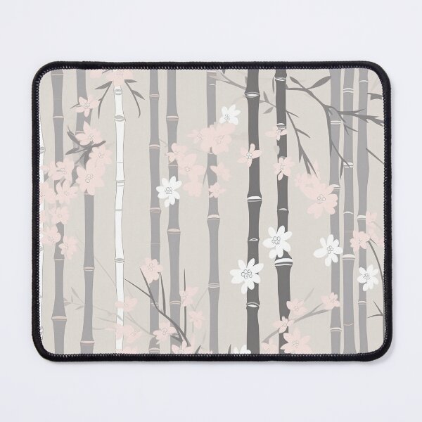 Item preview, Serene Bamboo Stalks And Leaves Minimalistic Japanese Pattern designed and sold by Wonder Of Light.