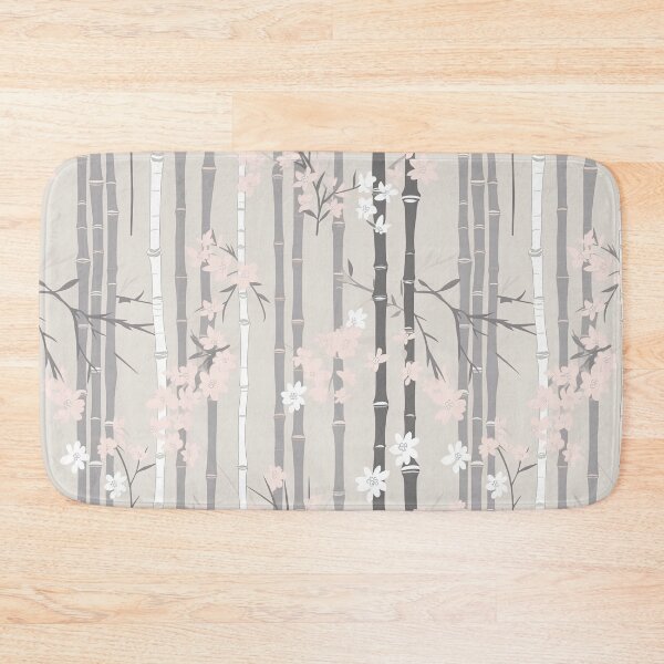 Item preview, Serene Bamboo Stalks And Leaves Minimalistic Japanese Pattern designed and sold by Wonder Of Light.
