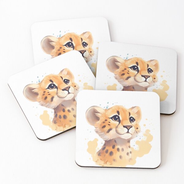 Item preview, Cute Watercolor Cheetah designed and sold by Jdelgado813.