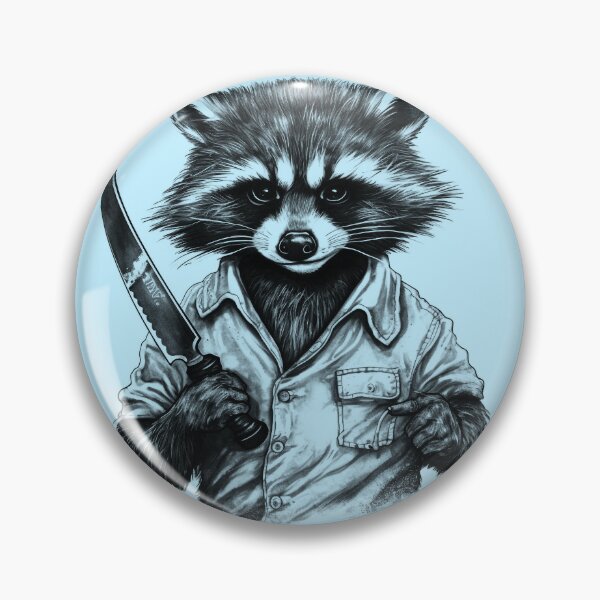Item preview, For Fuck Sake Let's Kill the Mondays - Raccoon Joe With a Knife designed and sold by NapNapSleeper.