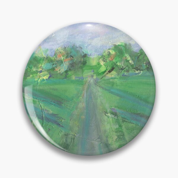 Item preview, Lush green landscape original painting  designed and sold by AnissaF.