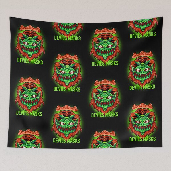 Item preview, Devils Mask mecha illustration  designed and sold by nickardi.