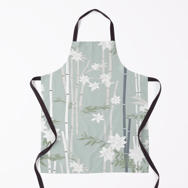 Item preview, Serene Bamboo Stalks And Leaves Minimalistic Japanese Pattern designed and sold by Wonder Of Light.