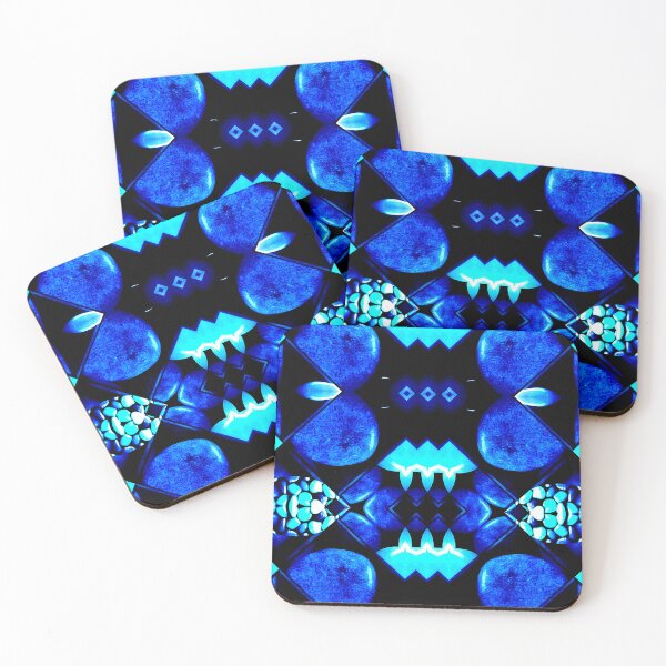 Item preview, Stunning jewellery stone assortment painting with unique shades of blue - ideal gift idea for jewelry blue stone lovers. designed and sold by Ralek.