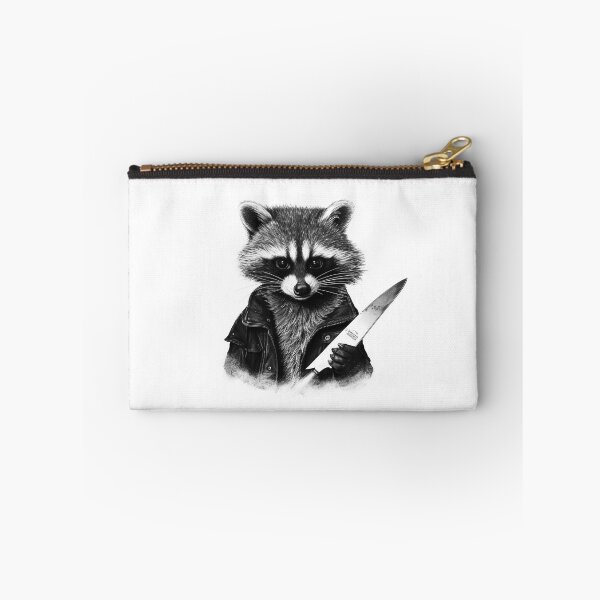 Item preview, For Fuck Sake Let's Kill the Mondays - Raccoon Daniel With a Knife designed and sold by NapNapSleeper.