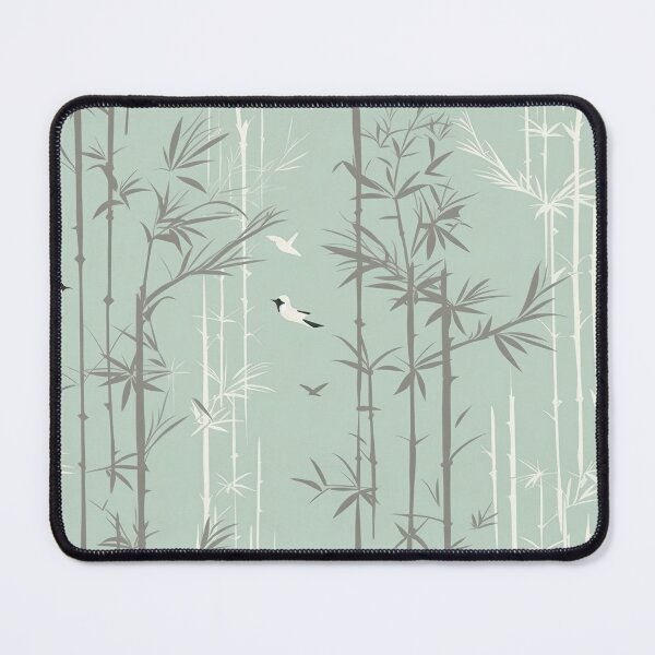 Item preview, Serene Bamboo Stalks And Leaves Minimalistic Japanese Pattern designed and sold by Wonder Of Light.
