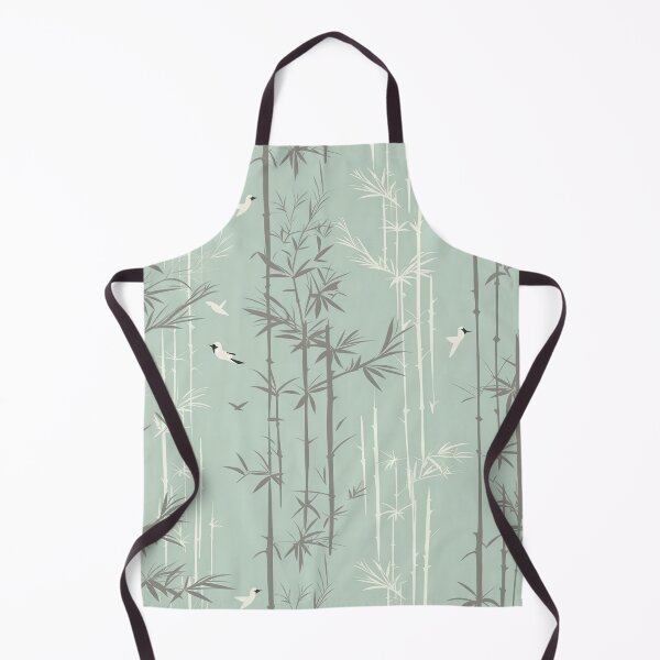 Item preview, Serene Bamboo Stalks And Leaves Minimalistic Japanese Pattern designed and sold by Wonder Of Light.