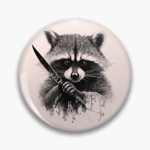 Item preview, For Fuck Sake Let's Kill the Mondays - Raccoon John With a Knife designed and sold by NapNapSleeper.