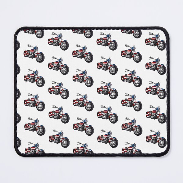 Item preview, Motorcycle and American Flag designed and sold by ArtbyAiGallery.