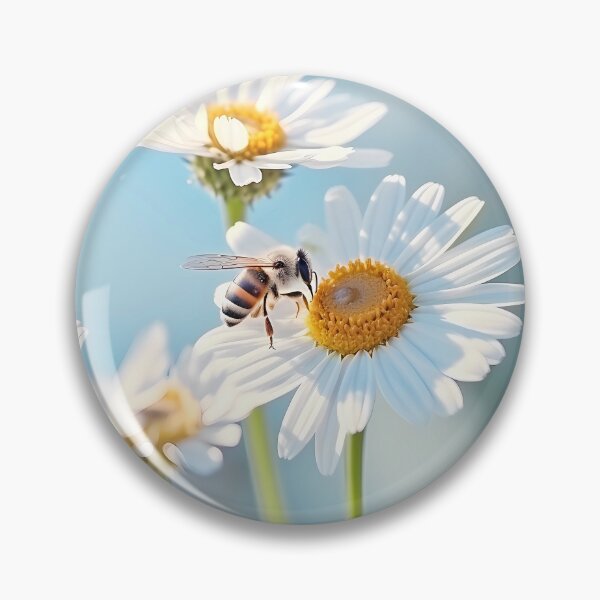 Item preview, The bee collects pollen for delicious honey designed and sold by Karl Aldinger.