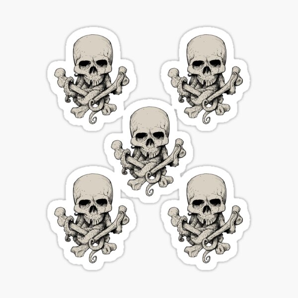 Item preview, Skull Crossbones & Tentacles designed and sold by szymonoff.