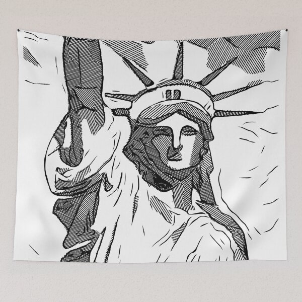 Item preview, Miss Liberty [etching edition 2] designed and sold by Escarpatte.