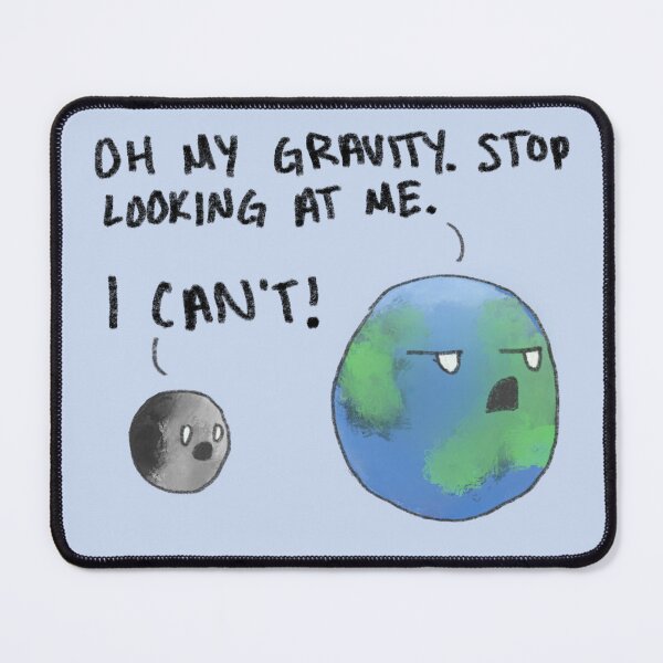 Item preview, Earth & Moon : "Stop looking" designed and sold by Pop-Bin-Studios.