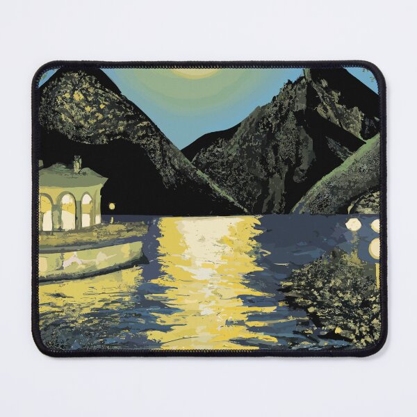 Item preview, Lake Como in the moonlight designed and sold by SamJanner.