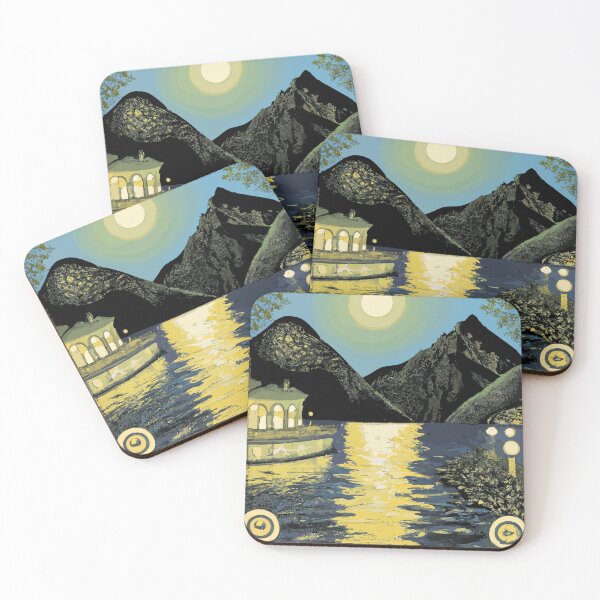 Item preview, Lake Como in the moonlight designed and sold by SamJanner.